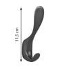 Import Hellas Kremastra 4235 Metalliki Anthraki 11.5cm 0036-1029